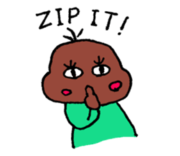 School boys. sticker #10415242