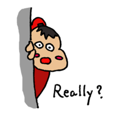 School boys. sticker #10415246