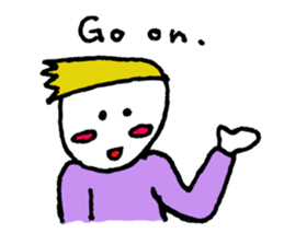 School boys. sticker #10415259