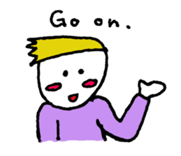 School boys. sticker #10415259