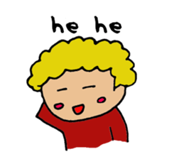 School boys. sticker #10415261