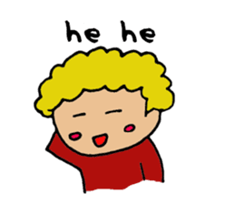 School boys. sticker #10415261