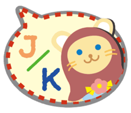 Animal matryoshka doll [English version] sticker #10415557