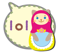 Animal matryoshka doll [English version] sticker #10415559