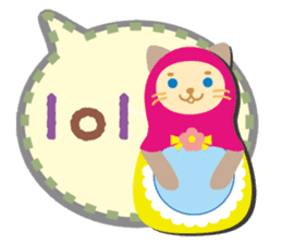 Animal matryoshka doll [English version] sticker #10415559
