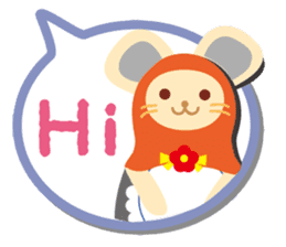 Animal matryoshka doll [English version] sticker #10415564