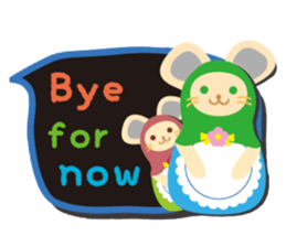 Animal matryoshka doll [English version] sticker #10415572