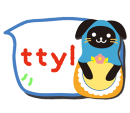 Animal matryoshka doll [English version] sticker #10415573