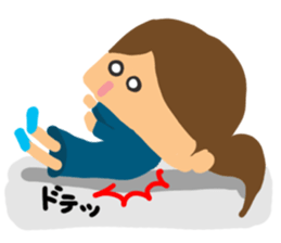 Girl of reaction2 sticker #10416047