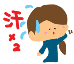 Girl of reaction2 sticker #10416060