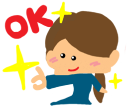 Girl of reaction2 sticker #10416068