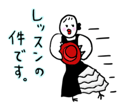 Barbie Bird Enjoys Flamenco. sticker #10416204