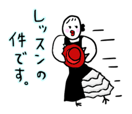 Barbie Bird Enjoys Flamenco. sticker #10416204