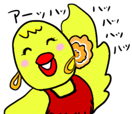 Barbie Bird Enjoys Flamenco. sticker #10416208