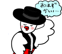 Barbie Bird Enjoys Flamenco. sticker #10416213