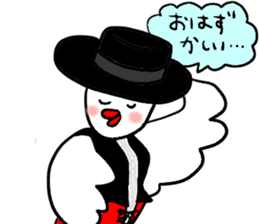 Barbie Bird Enjoys Flamenco. sticker #10416213