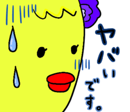 Barbie Bird Enjoys Flamenco. sticker #10416224