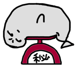 Gray life sticker #10416360