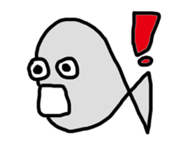 Gray life sticker #10416367