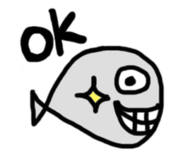 Gray life sticker #10416382