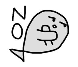 Gray life sticker #10416383