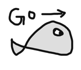 Gray life sticker #10416384