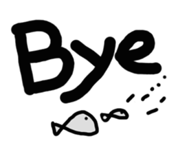 Gray life sticker #10416387