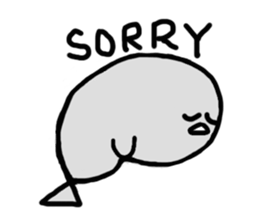 Gray life sticker #10416389