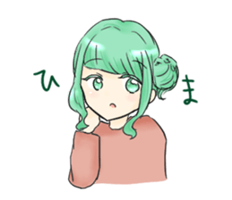 colorful girlsSticker sticker #10416759