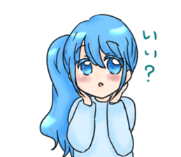 colorful girlsSticker sticker #10416767