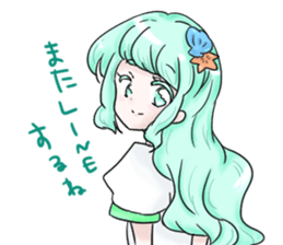 colorful girlsSticker sticker #10416769