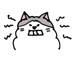 Peaceful daily penguin and cat sticker #10416926