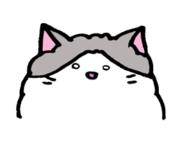 Peaceful daily penguin and cat sticker #10416928