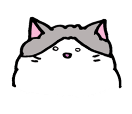 Peaceful daily penguin and cat sticker #10416928