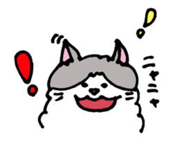 Peaceful daily penguin and cat sticker #10416933