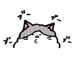 Peaceful daily penguin and cat sticker #10416951