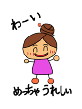 Remarks of Kansai(wakayama) housewife sticker #10416993