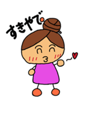 Remarks of Kansai(wakayama) housewife sticker #10416997