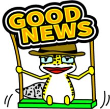 Leopard gecko - Cowboy version sticker #10417243