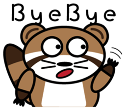 The Raccoon- A Bu La sticker #10417801