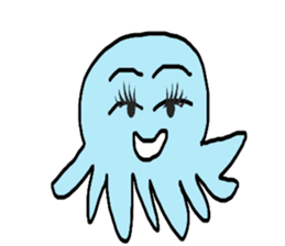 Octopus Smurfs Huppah sticker #10417881