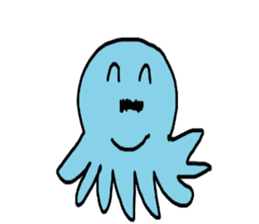 Octopus Smurfs Huppah sticker #10417882