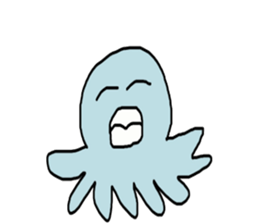Octopus Smurfs Huppah sticker #10417883
