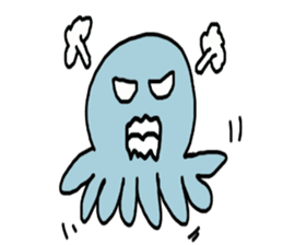 Octopus Smurfs Huppah sticker #10417884