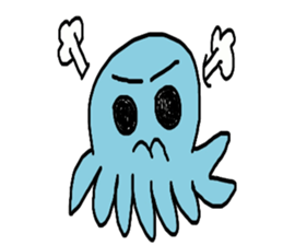 Octopus Smurfs Huppah sticker #10417885