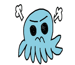 Octopus Smurfs Huppah sticker #10417885