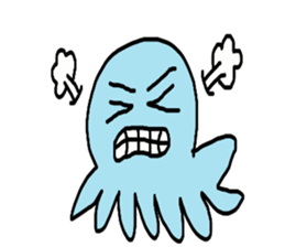 Octopus Smurfs Huppah sticker #10417886