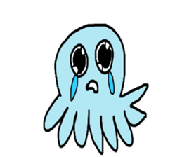 Octopus Smurfs Huppah sticker #10417890