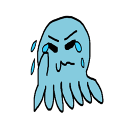 Octopus Smurfs Huppah sticker #10417891