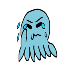 Octopus Smurfs Huppah sticker #10417891